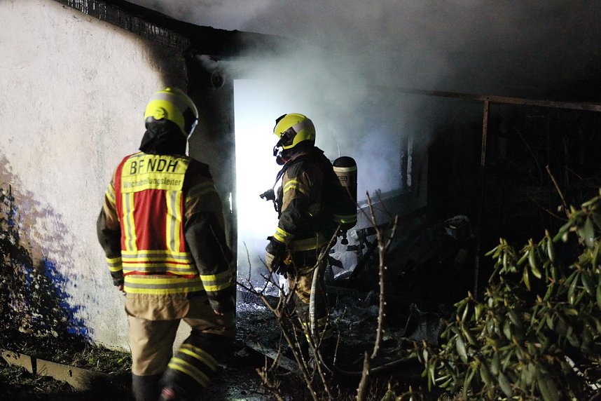 Gartenlaube ausgebrannt