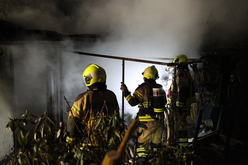 Gartenlaube ausgebrannt