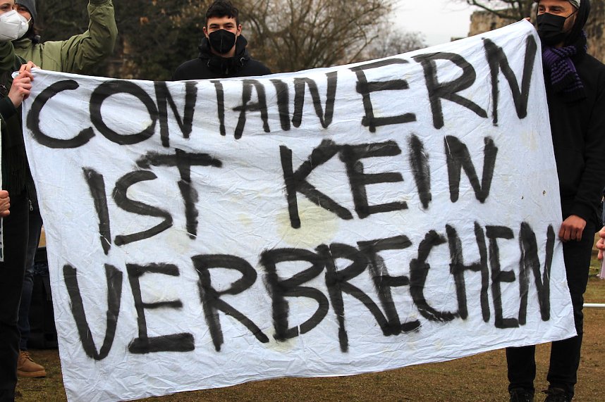 Demo vorm Amtsgericht