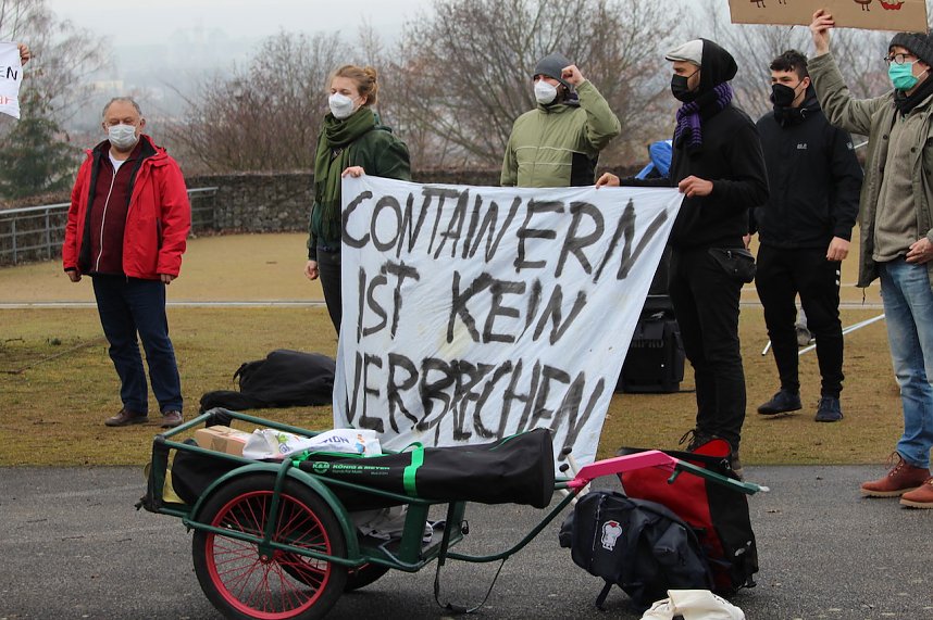 Demo vorm Amtsgericht