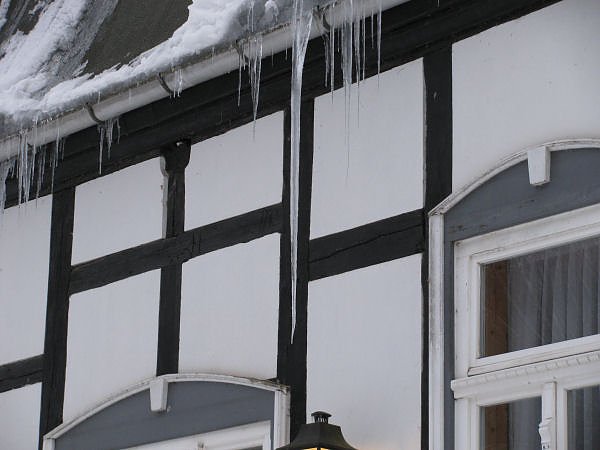 Schnee und Eis in Stolberg