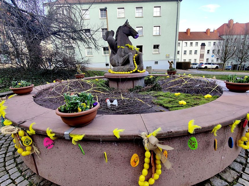 Geschm&uuml;ckte Brunnen