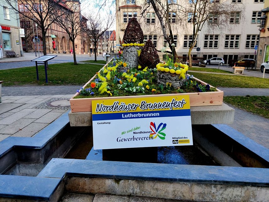 Geschm&uuml;ckte Brunnen