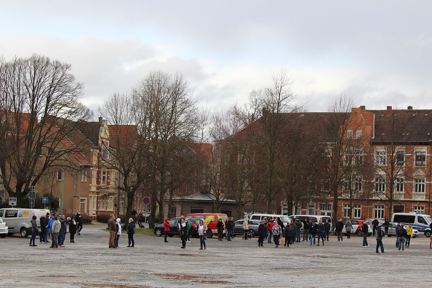 Protest-Spaziergang gegen Corona-Ma&szlig;nahmen