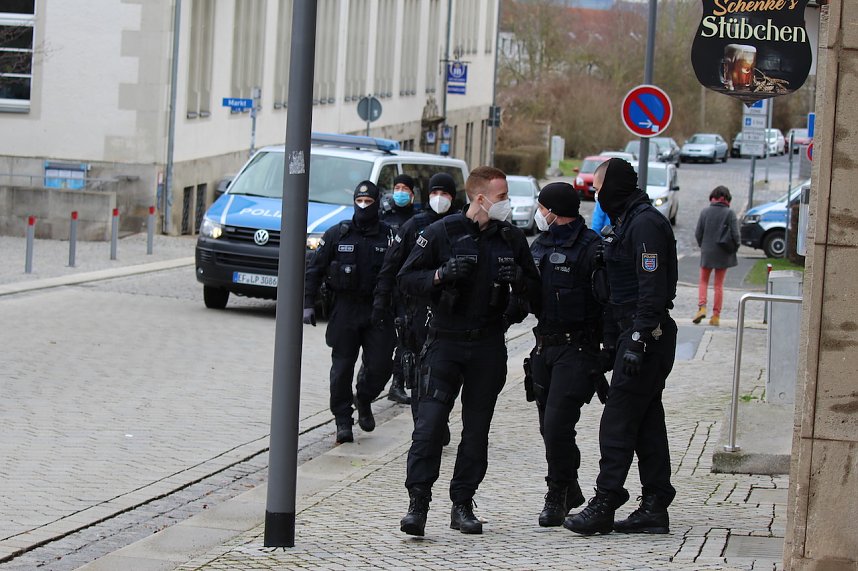 Protest-Spaziergang gegen Corona-Ma&szlig;nahmen