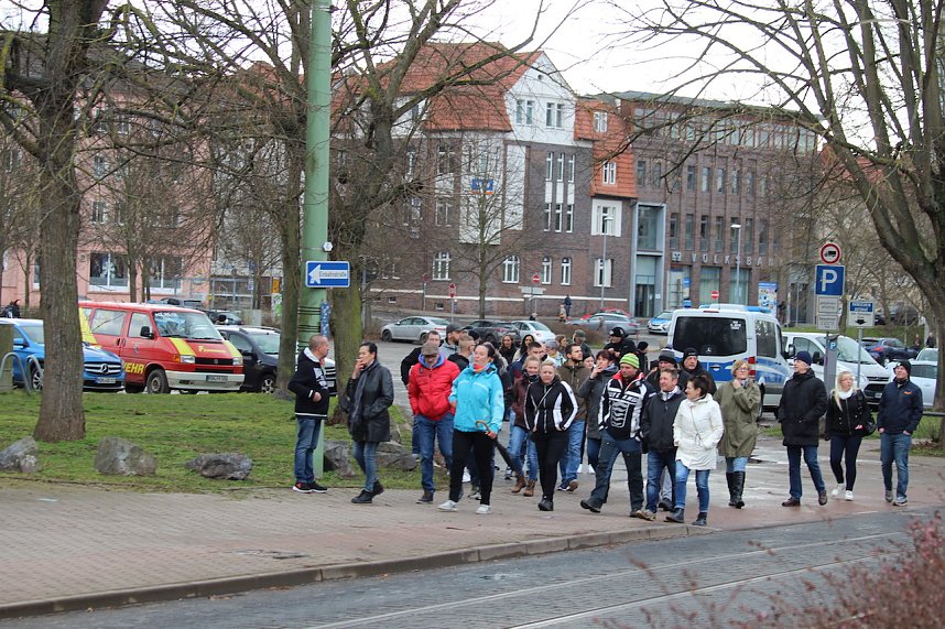 Protest-Spaziergang gegen Corona-Ma&szlig;nahmen