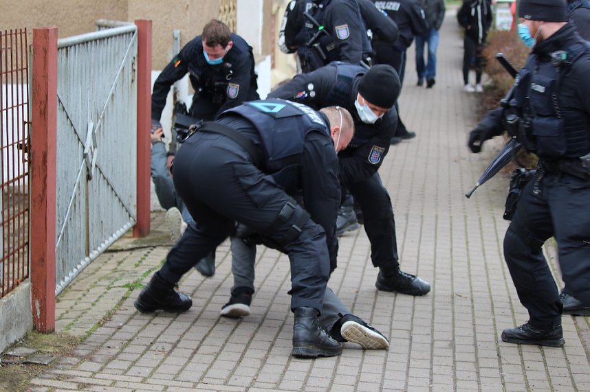 Protest-Spaziergang gegen Corona-Ma&szlig;nahmen