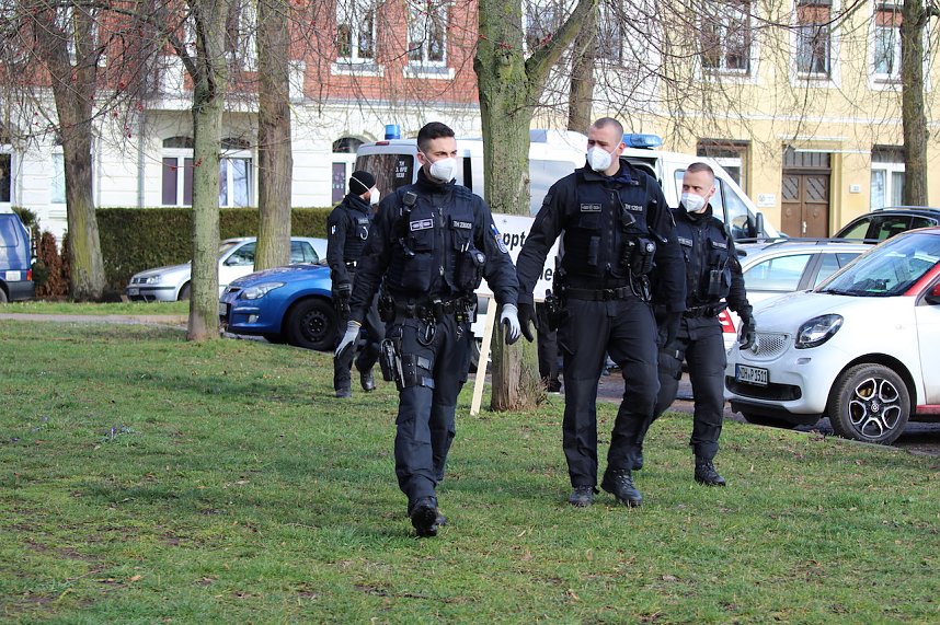 Protest-Spaziergang gegen Corona-Ma&szlig;nahmen