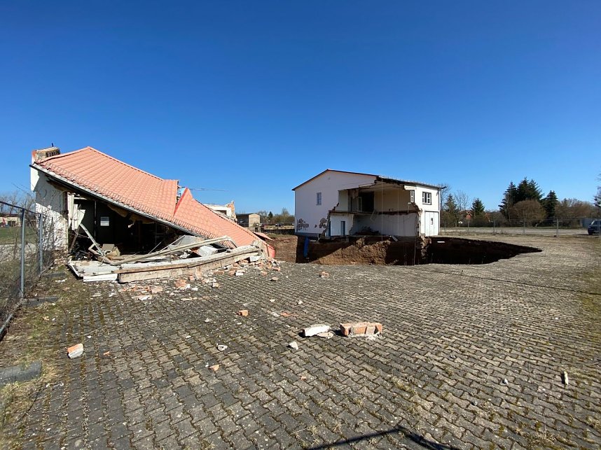 Erdfall am Salzagraben