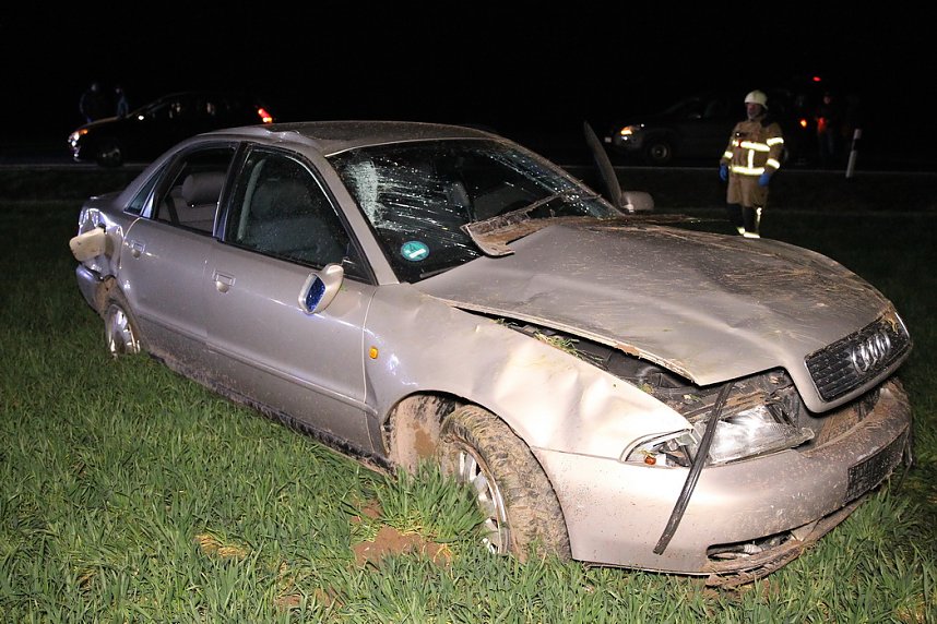 Unfall auf der Landstra&szlig;e