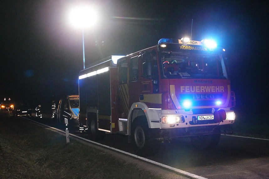 Unfall auf der Landstra&szlig;e