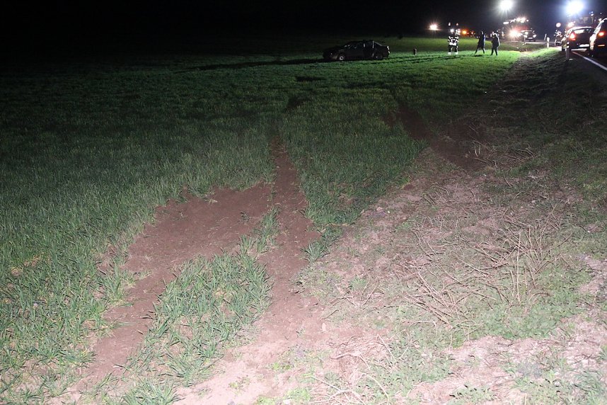 Unfall auf der Landstra&szlig;e