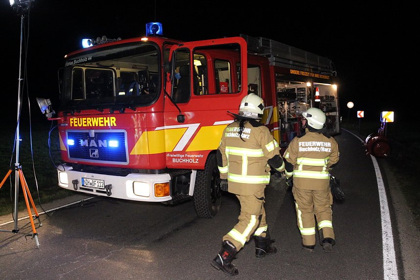 Unfall auf der Landstra&szlig;e