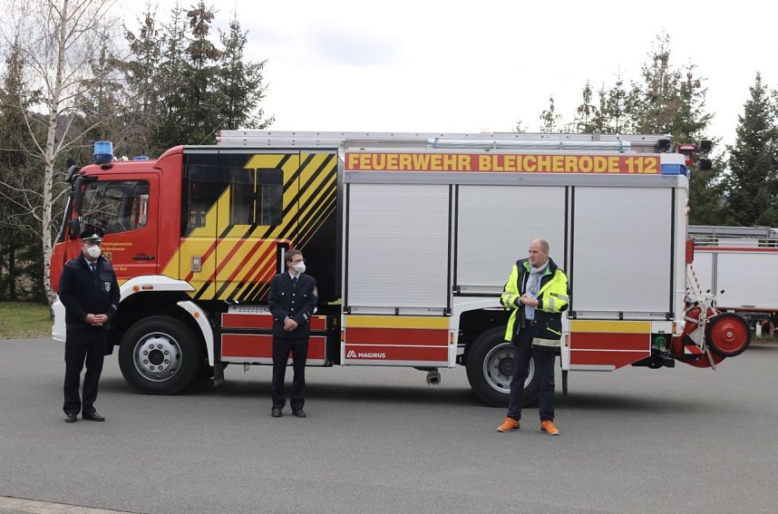 Neue Fahrzeuge f&uuml;r Wehren in Liebenrode und Bleicherode
