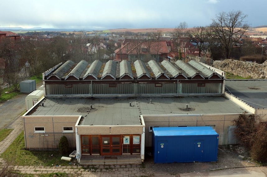 Sanierung der Humboldt-Turnhalle hat begonnen
