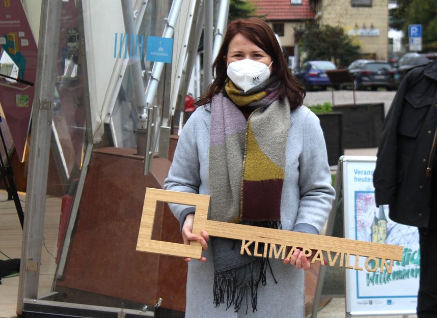 Er&ouml;ffnung des Klimapavillons durch Ministerin Siegesmund