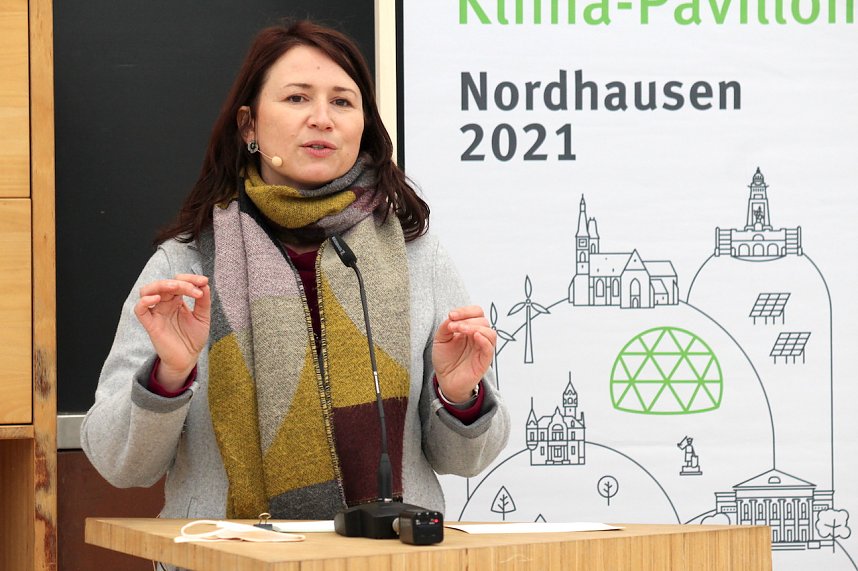Er&ouml;ffnung des Klimapavillons durch Ministerin Siegesmund