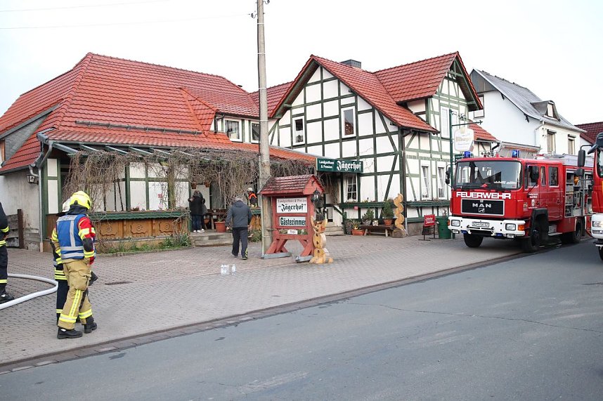 Geb&auml;udebrand in Woffleben