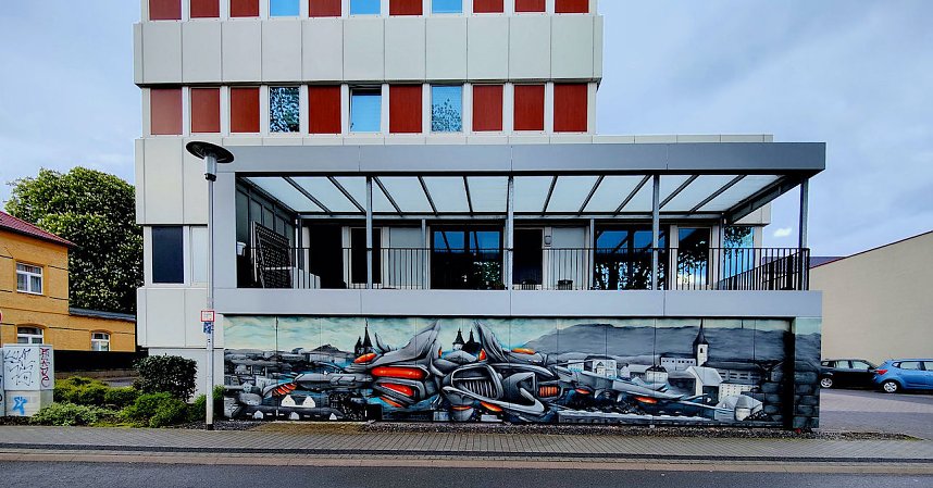 Airbrush in der Grimmelallee