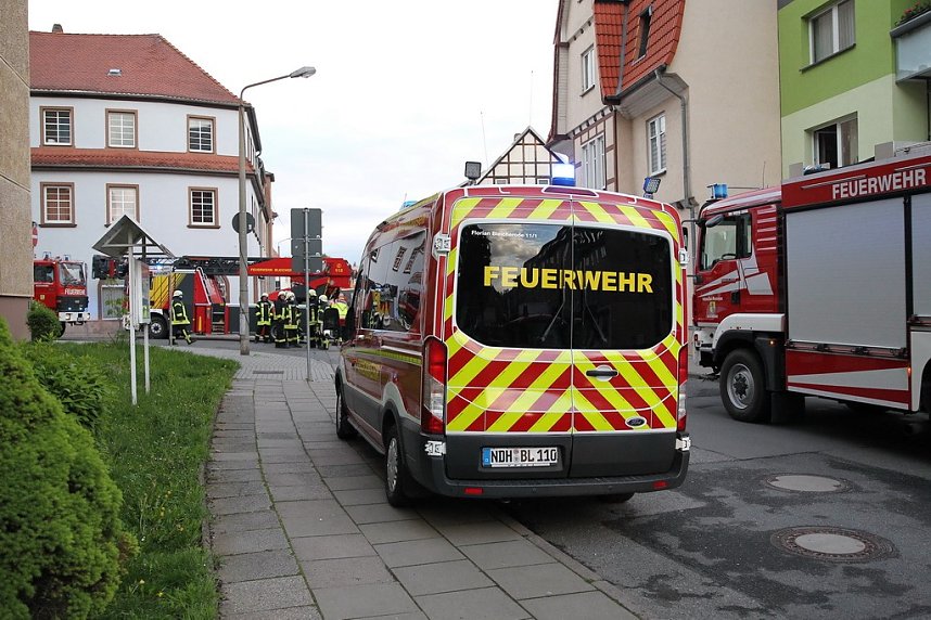 Gleich zwei Eins&auml;tze hatte die Feuerwehr gestern in Bleicherode zu absolvieren
