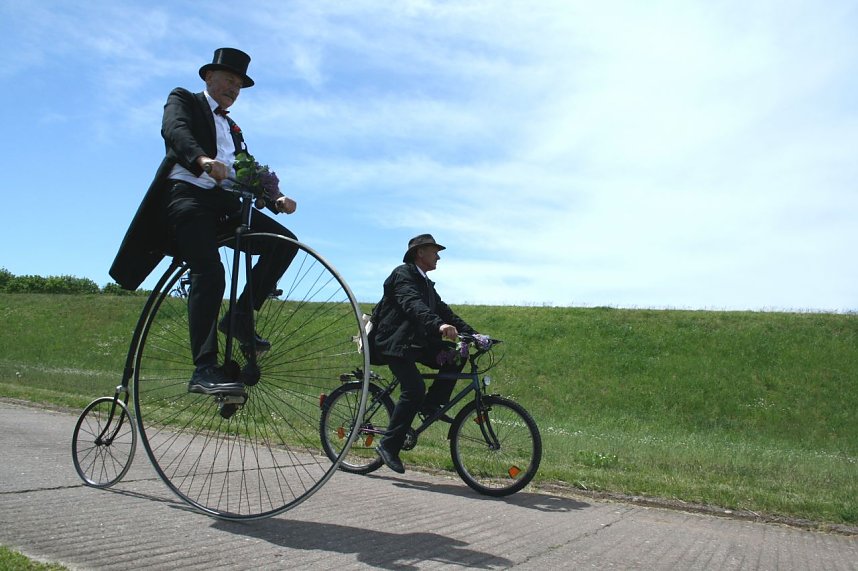 Hoch zu Rad am Pfingstmontag