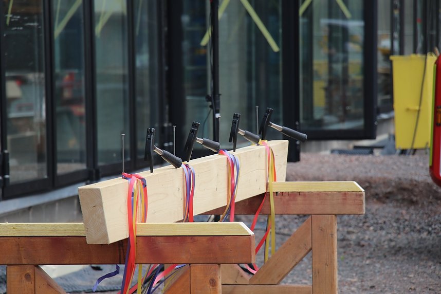 Richtfest in der Zorgestra&szlig;e