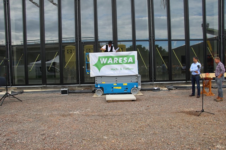 Richtfest in der Zorgestra&szlig;e