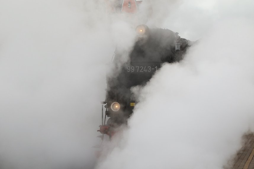 Wieder Dampf auf dem Kessel - seit heute kann man mit der HSB von Nordhausen aus wieder auf den Brocken fahren