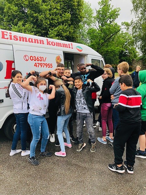 Eine "coole" Pause auf dem Petersberg