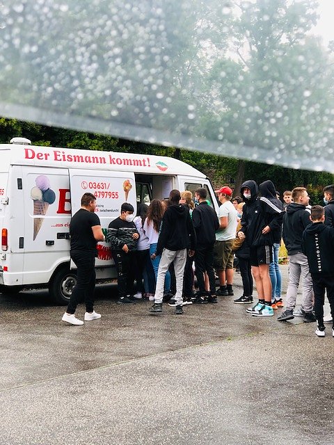 Eine "coole" Pause auf dem Petersberg