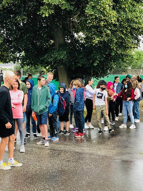 Eine "coole" Pause auf dem Petersberg