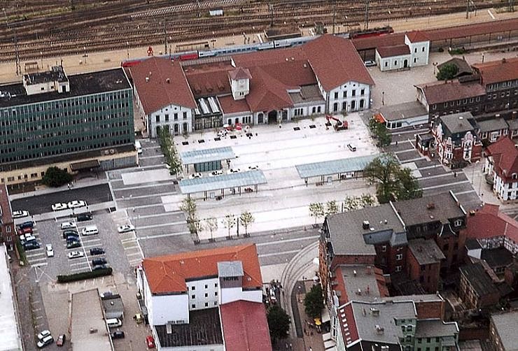 Luftbild Bahnhofsvorplatz