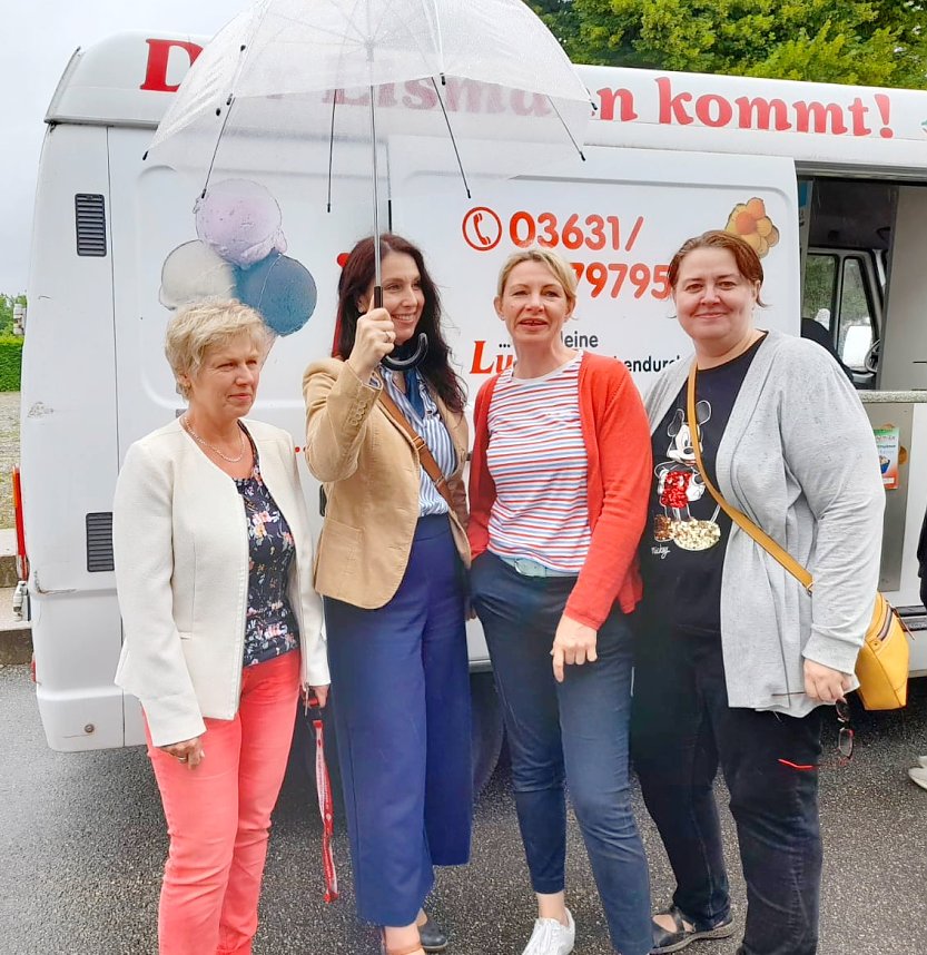 Eine "coole" Pause auf dem Petersberg