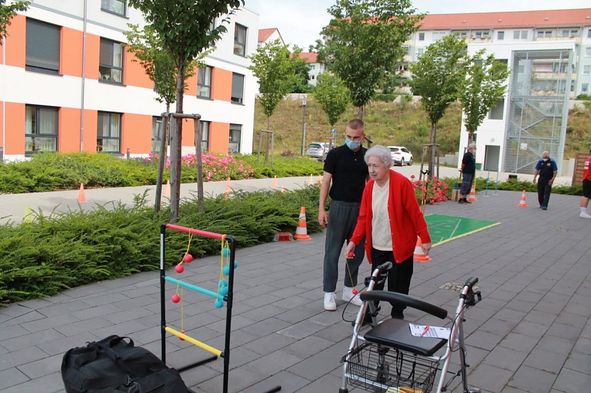 Am DRK Pflegeheim k&ouml;nnen die Bewohnerinnen und Bewohner endlich wieder gemeinsame Events erleben