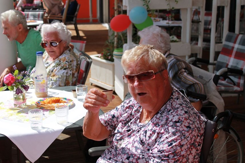 Am DRK Pflegeheim k&ouml;nnen die Bewohnerinnen und Bewohner endlich wieder gemeinsame Events erleben