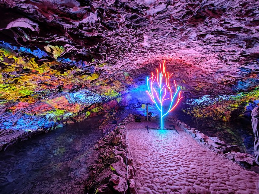 World of Lights in der Barbarossah&ouml;hle