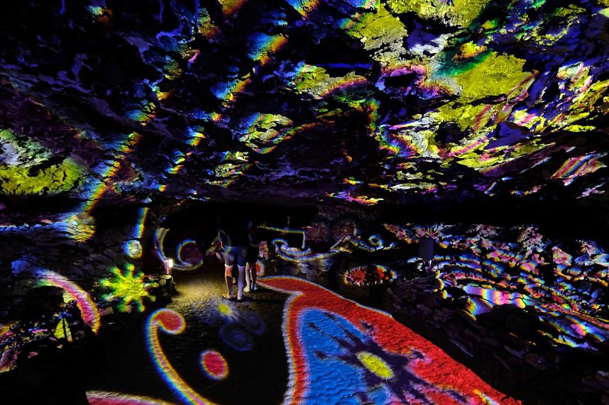 World of Lights in der Barbarossah&ouml;hle