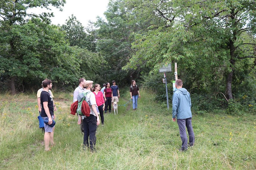 Erste Wanderung auf dem Urwaldpfad bei R&uuml;digsdorf