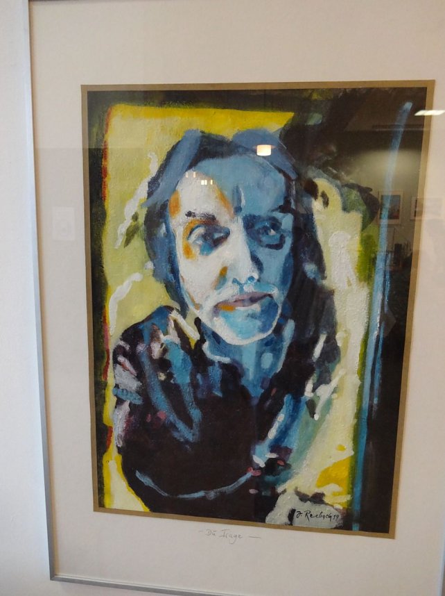 Der Nordh&auml;user Maler J&uuml;rgen Rennebach stellt in Arnstadt aus