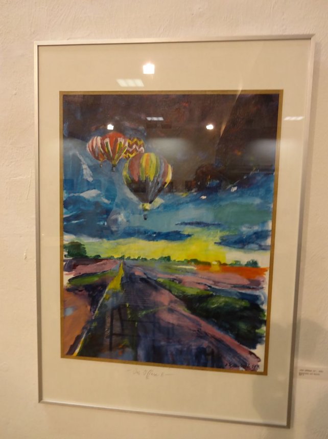 Der Nordh&auml;user Maler J&uuml;rgen Rennebach stellt in Arnstadt aus