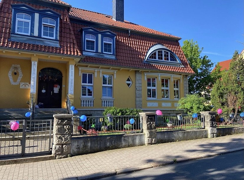 Freude an Blumen entwickeln die kleinen G&auml;rtner