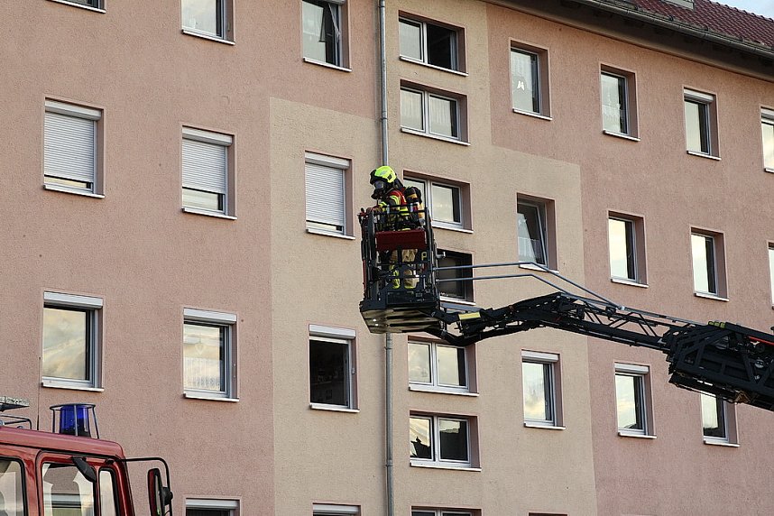 Brand in einem Mehrfamilienhaus in Ellrich