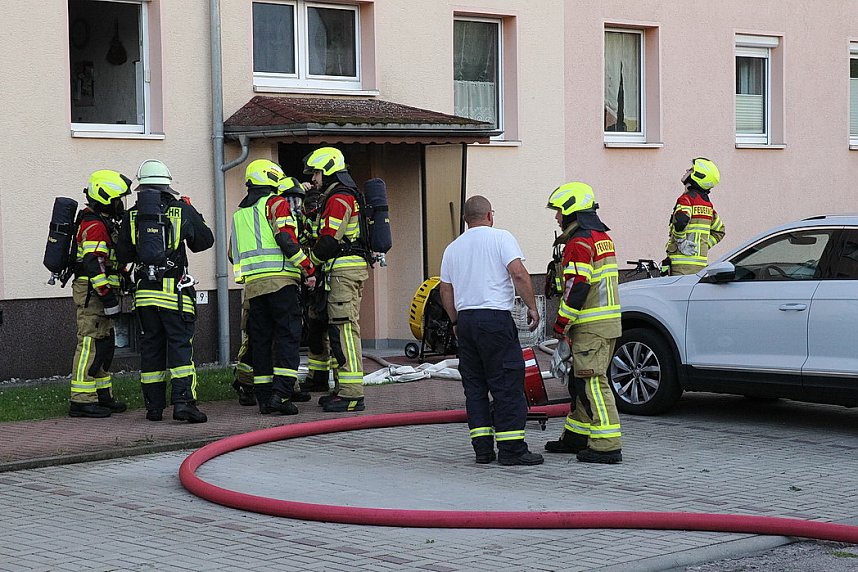 Brand in einem Mehrfamilienhaus in Ellrich