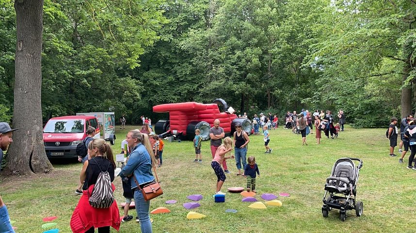 Sportliche Begegnungen beim Stadtparkfest