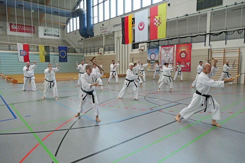 In der vergangenen Woche fand in der Nordh&auml;user Wiedigsburghalle zum 10. Mal das Europa-Gasshuku statt