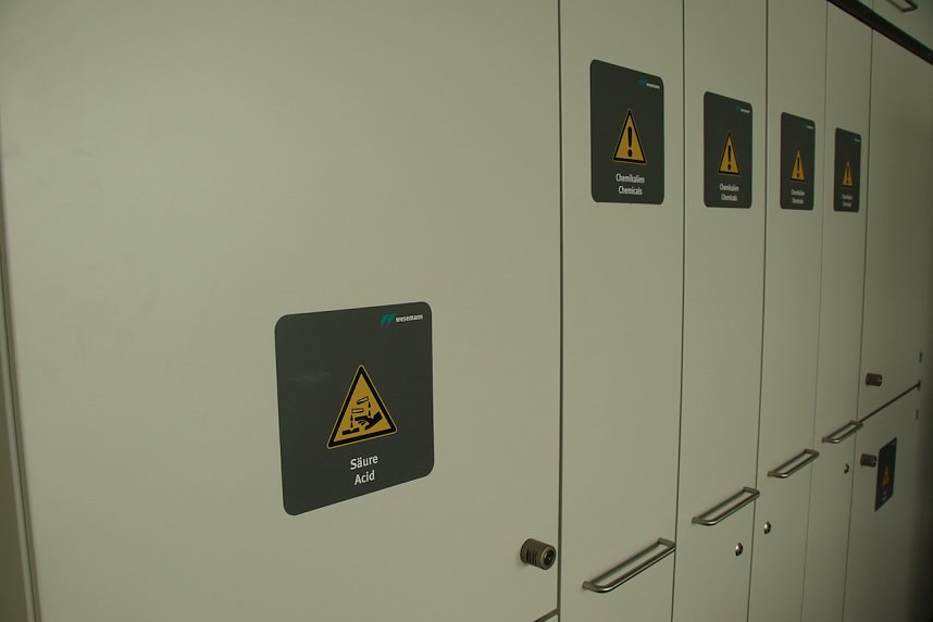 Die neuen R&auml;ume des Humboldt-Gymnasiums k&ouml;nnen sich langsam sehen lassen