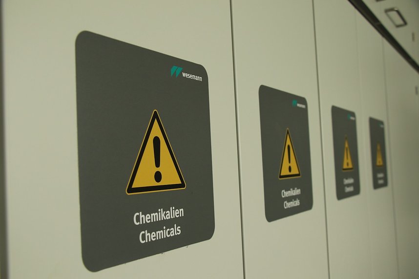 Die neuen R&auml;ume des Humboldt-Gymnasiums k&ouml;nnen sich langsam sehen lassen