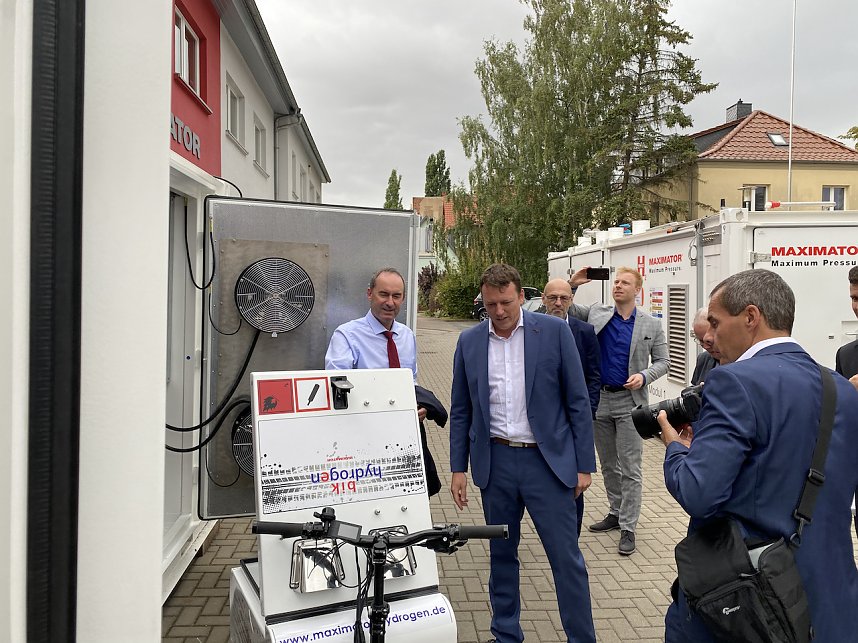 Besuch des bayrischen Ministers Hubert Aiwanger (Freie W&auml;hler) in Nordhausen