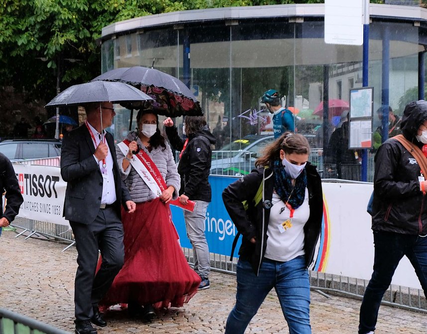 Start zur zweiten Etappe der Deutschland Tour