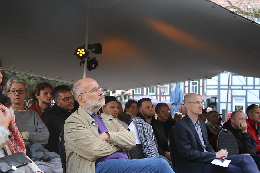 Prof. Harald Lesch war gestern Abend zu Gast am Klima-Pavillon in Nordhausen